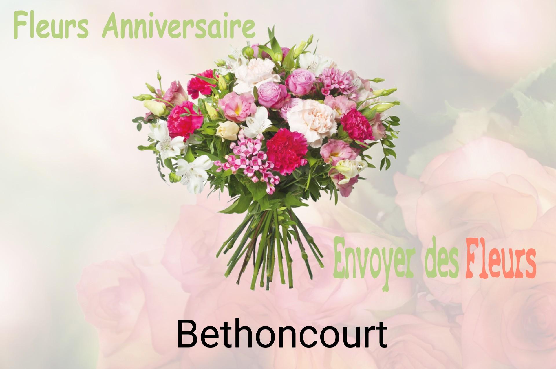 Bouquet de fleurs d’anniversaire livré à Bethoncourt
