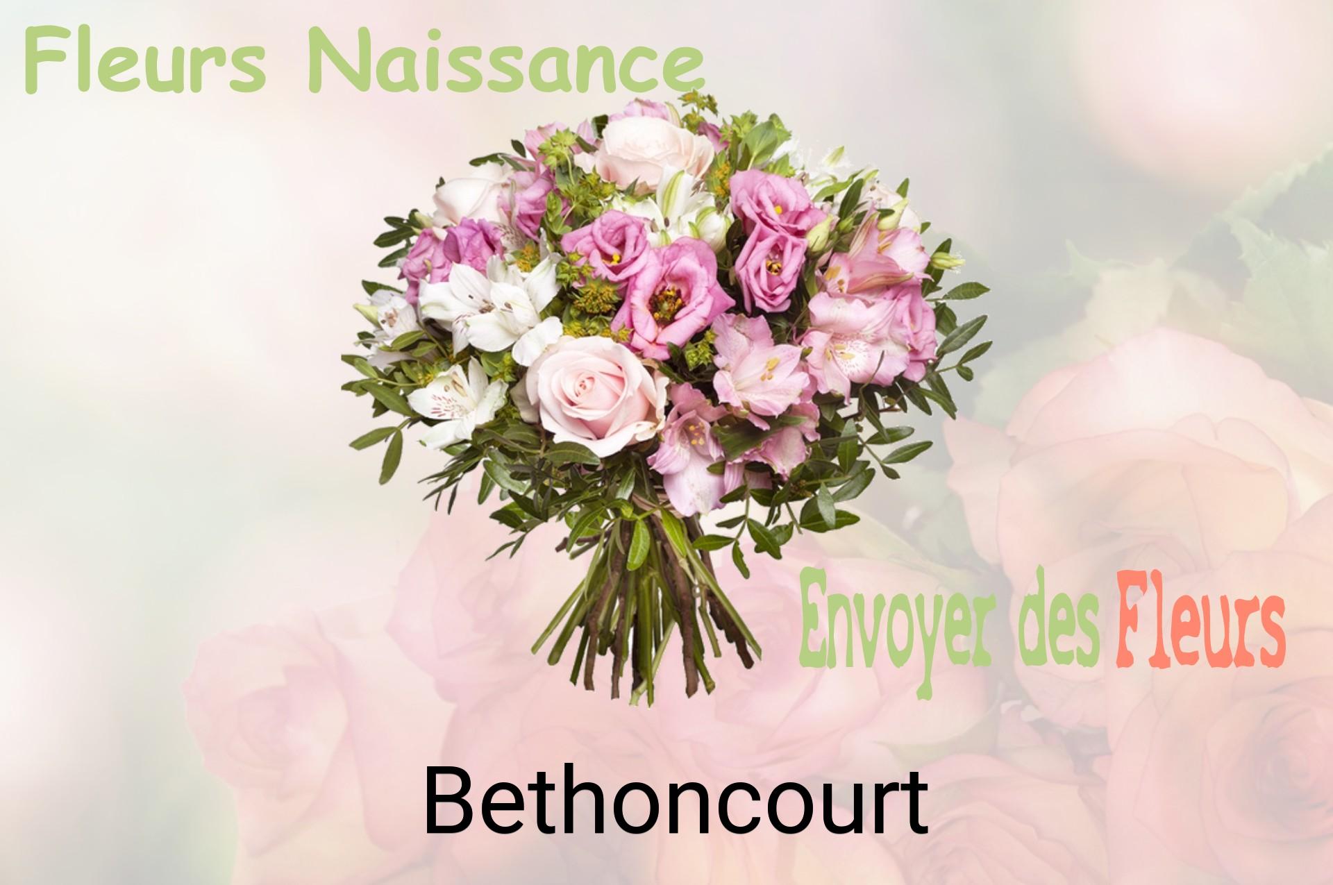 Bouquet de fleurs de naissance livré à Bethoncourt